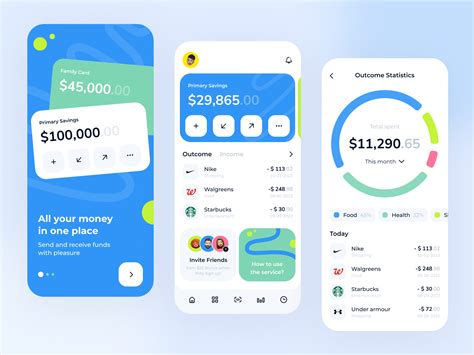 Finance Service Mobile App By Anastasia Golovko On Dribbble