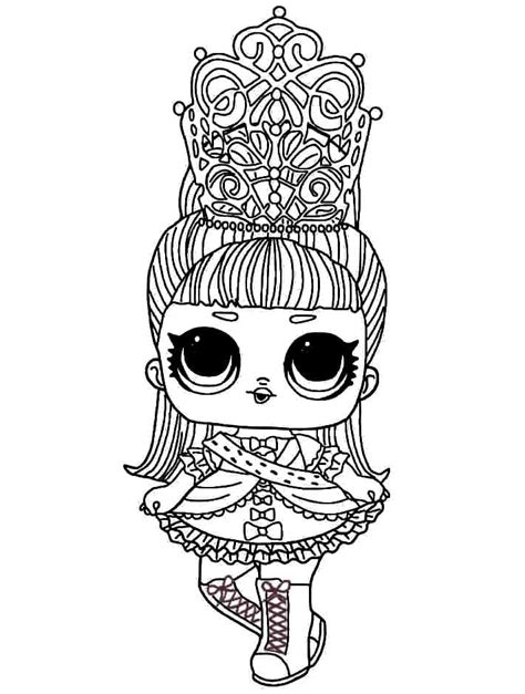 Desenhos De Her Majesty Lol Surprise Para Colorir E Imprimir