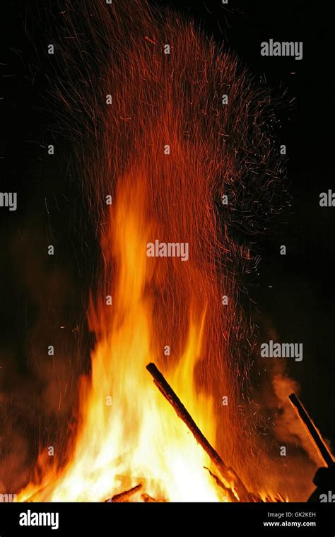 Fire Conflagration Heat Stock Photo Alamy