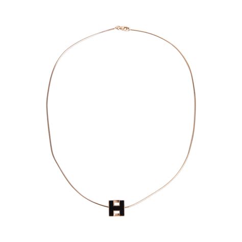 Hermes Cage d'H Pendant Necklace – OLIVER'S