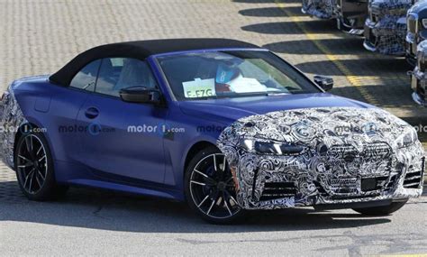 2024 Bmw 4 Series Convertible Spied Hiding Modest Mid Cycle Refresh Motor News Magazine