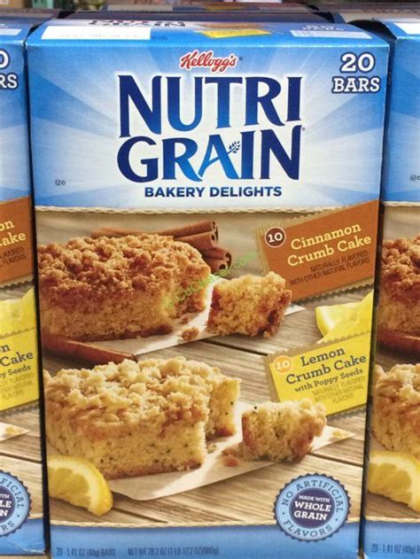 Kelloggs Nutri Grain Cereal Bar 20 Count Box Costco Chaser