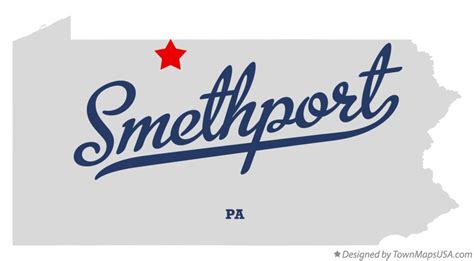 Map of Smethport, PA, Pennsylvania