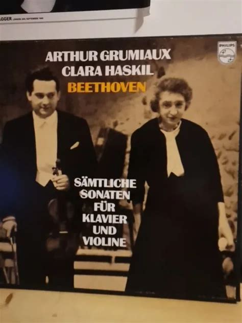 BEETHOVEN VIOLINSONATEN ARTHUR Grumiaux Violine Und Clara Haskil