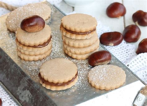 BISCOTTI CON FARINA DI CASTAGNE E RISO FARCITI Ricetta Frollini