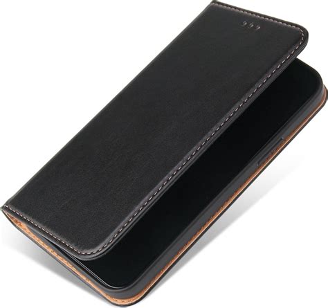 Luxe Bookcover Hoes Etui Voor Iphone Zwart Bol