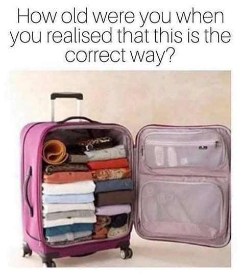 Pin By Aliya Khan On Jokes Suitcase Packing Old Things Funny P