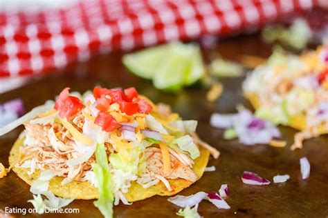 Chicken Tostadas Recipe Easy Chicken Tostadas