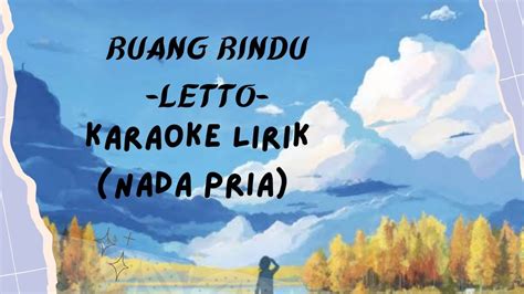 Ruang Rindu Letto Karaoke Lirik Nada Pria Youtube