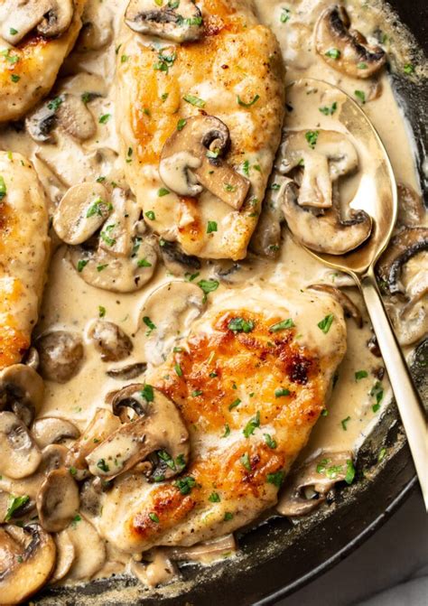 Creamy Mushroom Chicken Salt Lavender