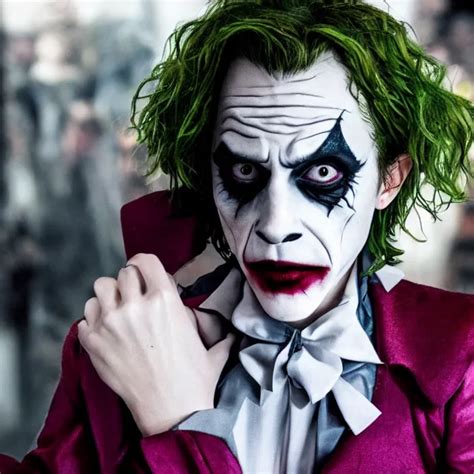 Emma Watson As Tim Burton S The Joker K Movie Still Stable