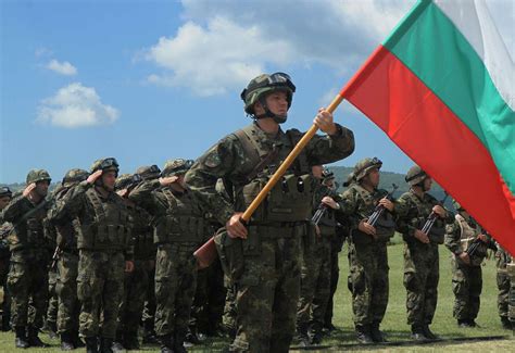 Bulgarian Land Forces Soldiers salute the flags of - NARA & DVIDS ...