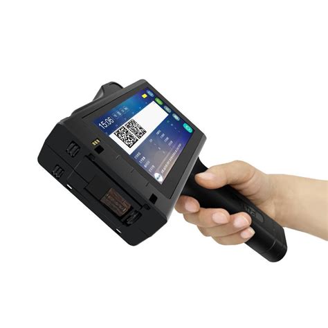 127mm Tij Intelligent Portable Handheld Expiry Date Code Count Batch Number Inkjet Printer