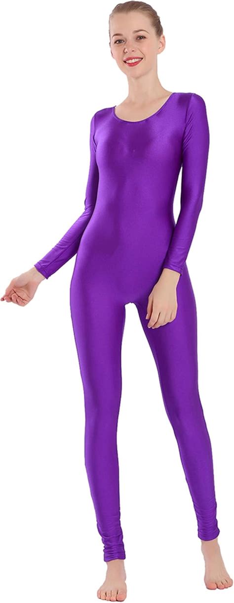 Aoylisey Adult Long Sleeve Plus Size Unitard For Women One Piece