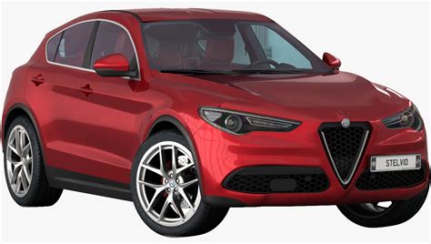 3D Realistic Alfa Romeo Stelvio Model TurboSquid 1549059