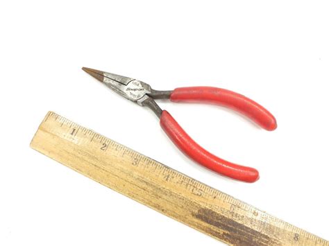 Snap On Tools 6 Long Needle Nose Pliers Made In Usa 95bcp Ebay