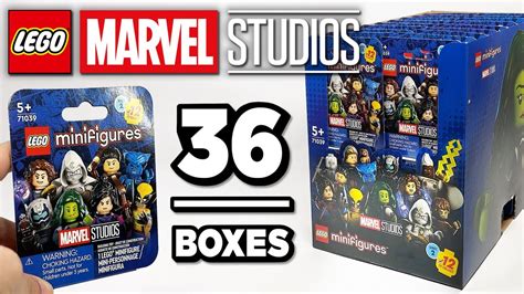 LEGO Marvel Studios Minifigures Series 2 36 Boxes Opening YouTube