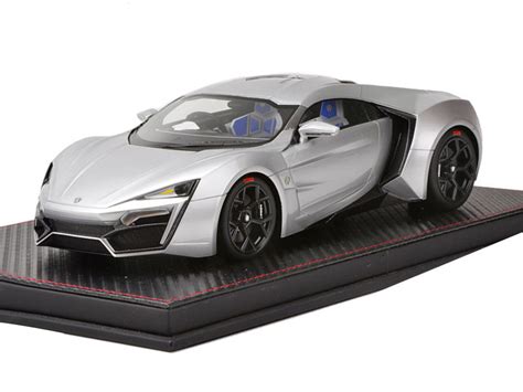 Frontiart 1 18 W Motor Lykan Hypersport Silver Model Car FrontiArt