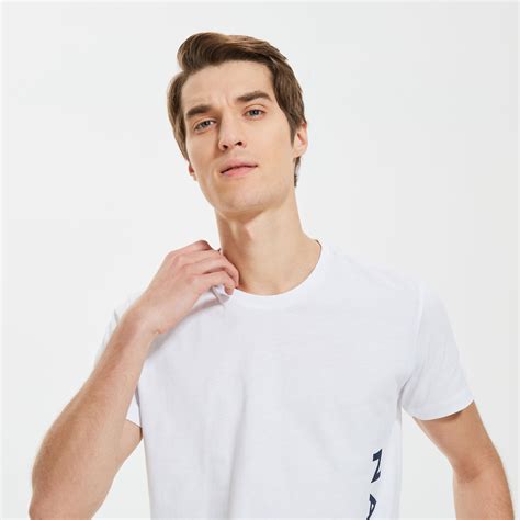 Nautica Erkek Beyaz Standart Fit Kisa Kollu T Shirt Erkek T Shirt