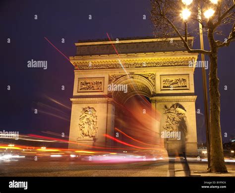 Arch Of Triumph Parisfrance Stock Photo Alamy