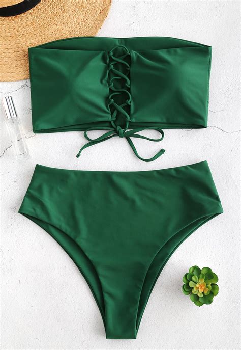 30 Cute Bikini Sets You Need To Try For 2019 Summer Bandeau Bikini