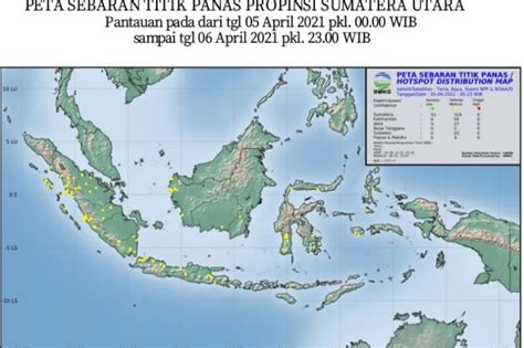 Bmkg Terpantau Titik Panas Di Wilayah Sumatera Utara Antara News