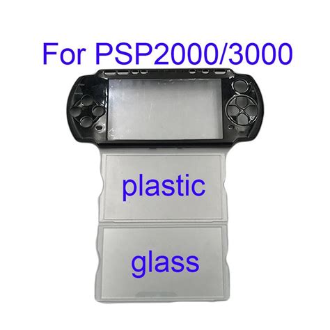 Vidro Tampa Espelho Lente De Plástico Para sony PSP 2000 3000 Da Tela