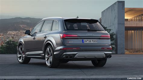 Audi SQ7 TDI 2020MY Color Daytona Gray Rear Three Quarter