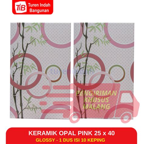 Jual KERAMIK OPAL PINK 25X40 KERAMIK DINDING KERAMIK 25X40