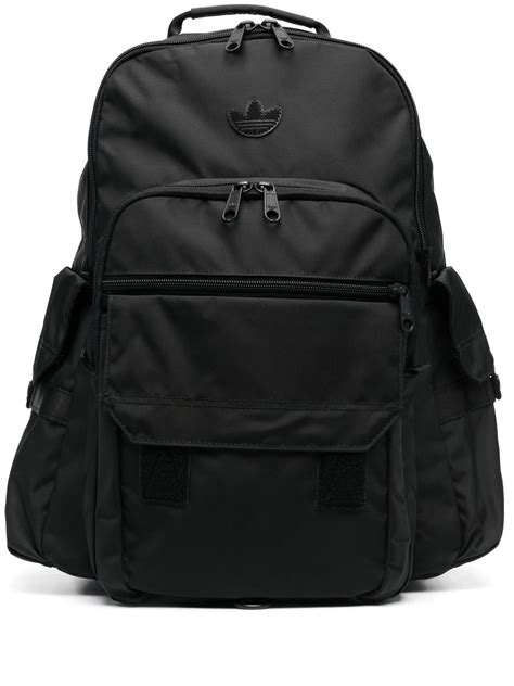 Adidas Logo-patch Recycled Backpack - Black | Editorialist