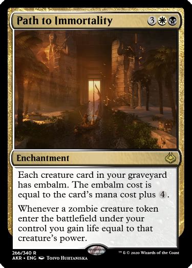 My Take For Amonkhet Remastered Path To Immortality Art By Toivo