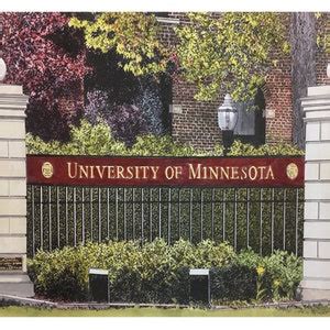 University of Minnesota LIMITED EDITION Pen and Ink and Watercolor Art ...