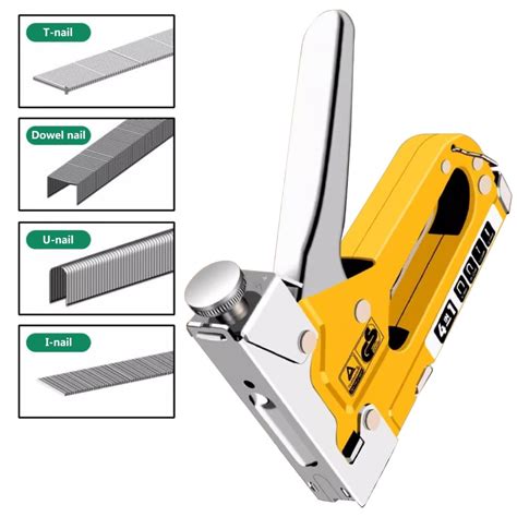 Zpaqi Heavy Duty Manual Stapler Staple Guns Nailers Tackers For Book Binding Home