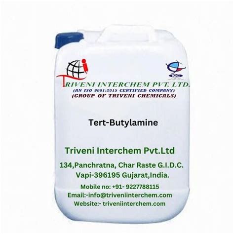 Tert Butylamine At Best Price In Valsad By Triveni Interchem Private