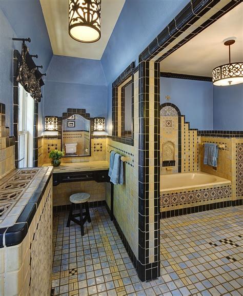 Trendy Twist to a Timeless Color Scheme: Bathrooms in Blue and Yellow