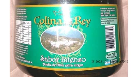 Anmat Prohibi Un Aceite De Oliva Por Ilegal Perfil