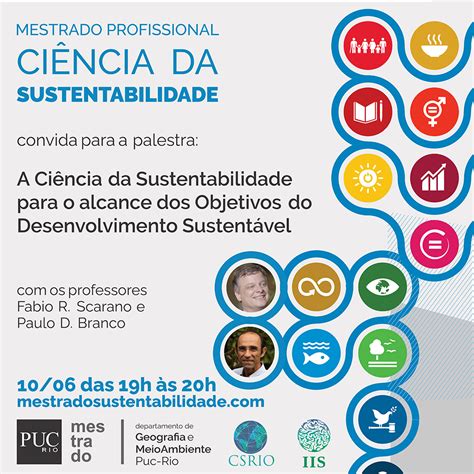 Palestra “a Ciência Da Sustentabilidade Para O Alcance Dos Objetivos