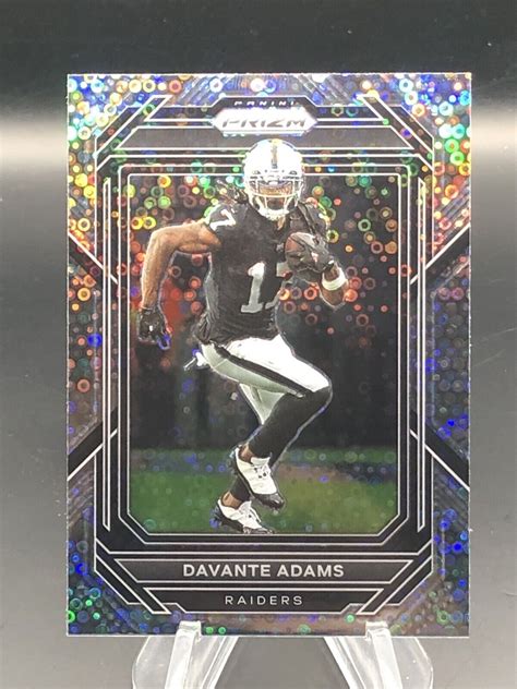 Panini Prizm Football Davante Adams Silver Disco Las Vegas