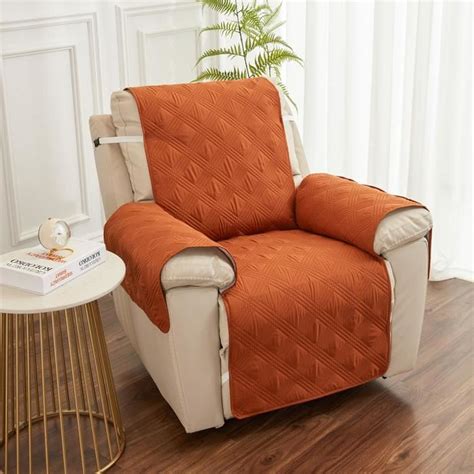 Housse De Fauteuil Relax Matelass Antid Rapant Couvre Fauteuil Relax