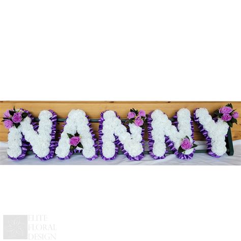 Nanny Funeral Flowers Artificial Tribute Wreath Silk Grave Memorial