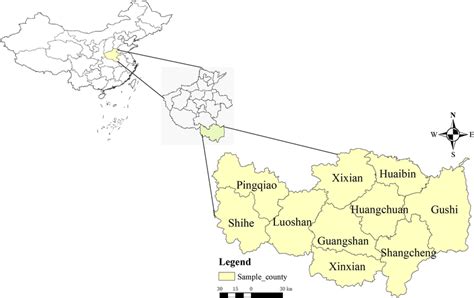 Location Of Xinyang City In China Download Scientific Diagram