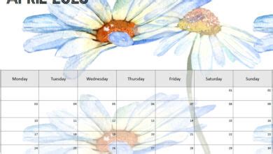 Birth Flowers Calendar March Free To Print Printable Calendars