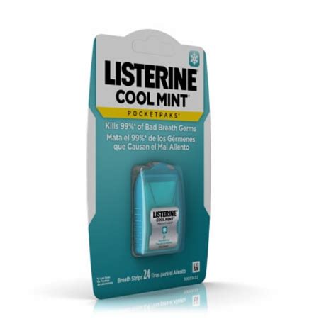 Listerine Cool Mint Pocketpaks Breath Strips Strip Pack Pack