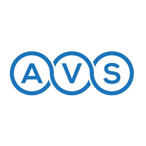 avs logo black and white 9