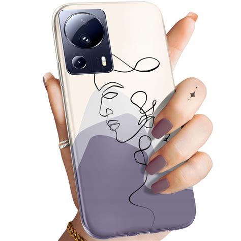 Etui Do Xiaomi Lite Civi Wzory Continuous Line Art Kreska Linie