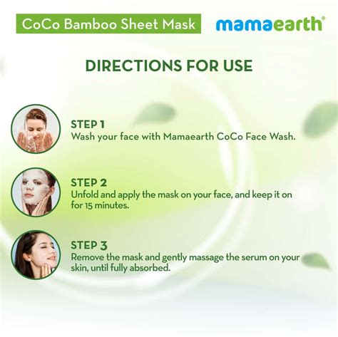 Buy Mamaearth Coco Bamboo Sheet Mask With Coffee Cocoa For Skin