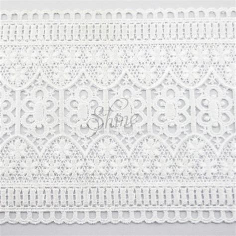 Guipure Lace Trimming 314710 White Shine Trimmings Fabrics