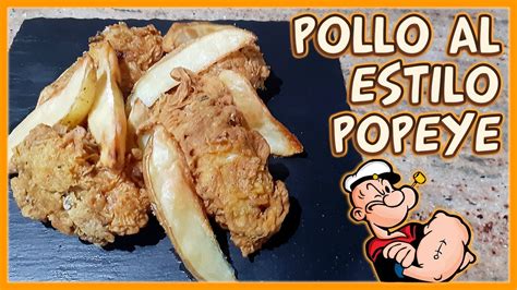 La Receta Para Un Pollo Frito Rebozado Como El De Popeye