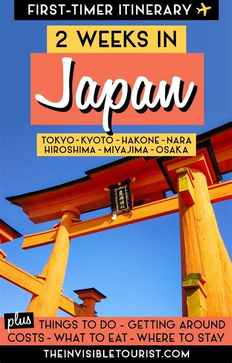 Weeks In Japan Itinerary Complete Guide For First Timers Japan