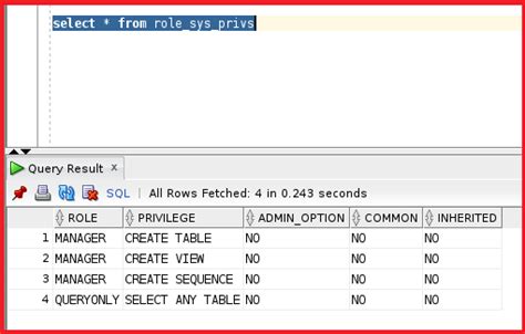 Creating Roles In Oracle With Examples Dot Net Tutorials